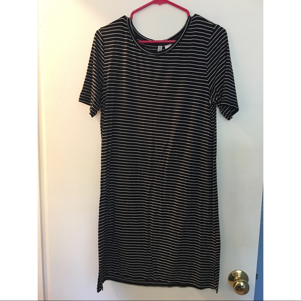 Striped tshirt dress